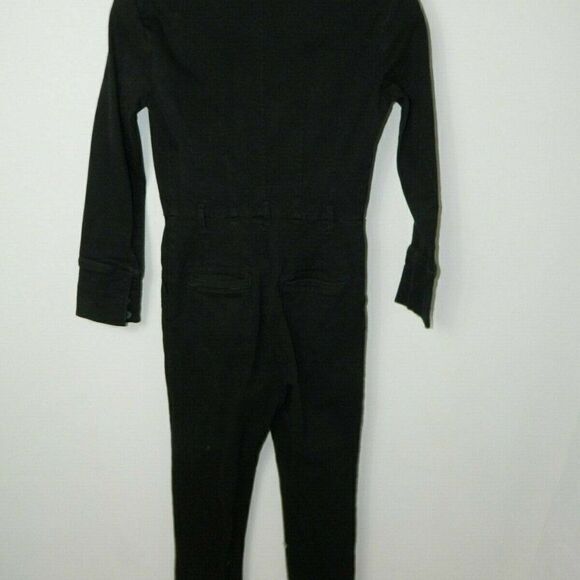 Free People Coverall Black Mechanic Size 0 - Picture 8 of 11